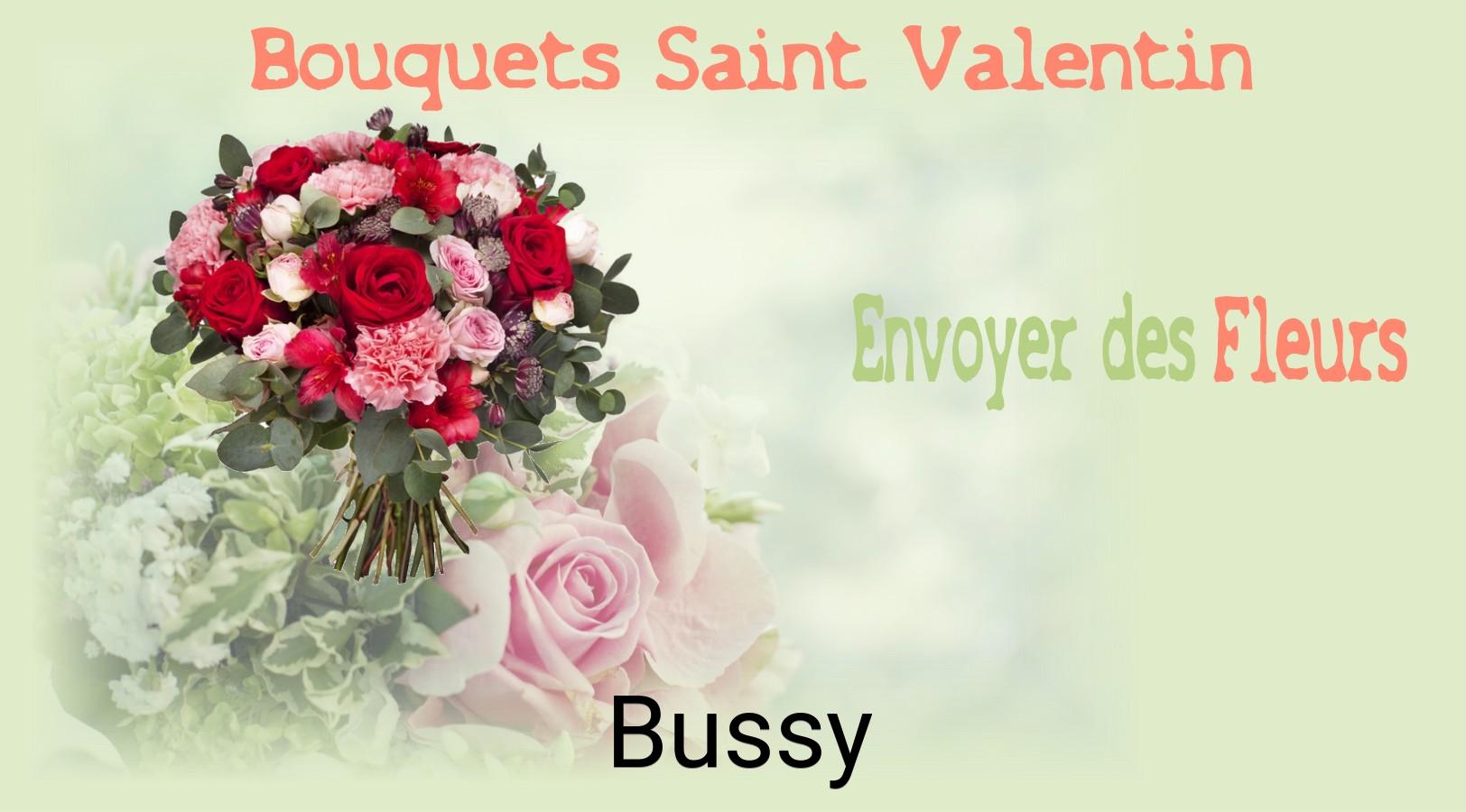 Roses de Saint-Valentin livrées à Bussy